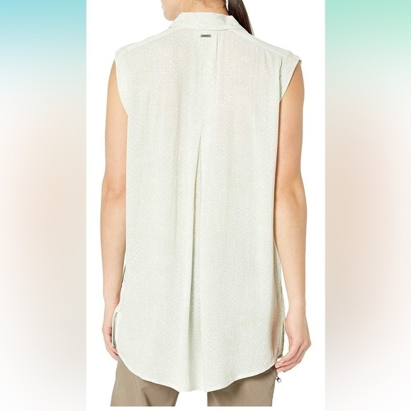 PRANA WOMEN'S ANINI TUNIC SZ L CELADON MISTY GREEN - Picture 6 of 12